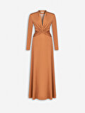 Nocturne Drapeli Maxi Elbise