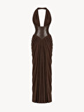 Nocturne Halter Yaka Maxi Elbise