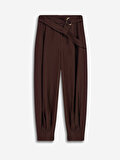 Nocturne Kemerli Şalvar Pantolon