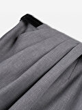 Nocturne Asimetrik Pile Detaylı Pantolon