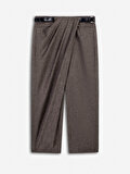 Nocturne Asimetrik Pile Detaylı Pantolon