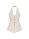 Halter Yaka Fit Yelek