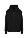 Fermuarlı Kanguru Cepli Sweatshirt