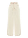 Wide Leg Jean Pantolon