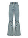 Wide Leg Jean Pantolon