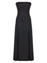Straplez Maxi Elbise