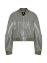 Suni Deri Bomber Mont