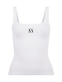 Fitilli Kalın Askılı Crop Top