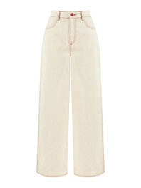 Wide Leg Jean Pantolon