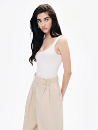 Baskı Detaylı Crop Top