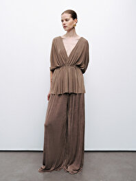 Büzgü Detaylı Pantolon