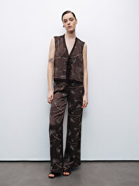 Boncuk Brodeli Pantolon