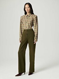 Yıkamalı Straight Leg Pantolon