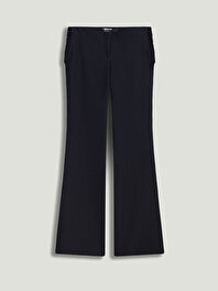 Yandan Bağlamalı Düşük Bel Pantolon