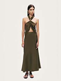 Boyundan Bağlamalı Aksesuarlı Büstiyer