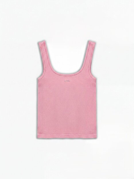 Bisiklet Yaka Crop Top