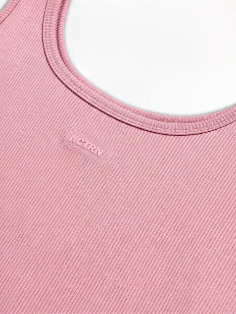 Bisiklet Yaka Crop Top