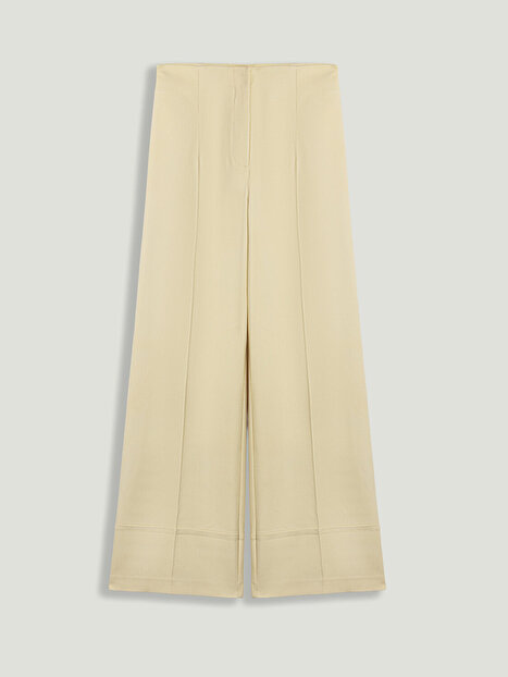 Yüksek Bel Wide Leg Pantolon