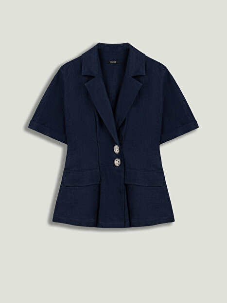 Yarım Kollu Blazer Ceket