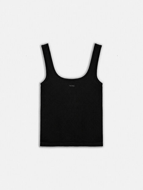 Bisiklet Yaka Crop Top
