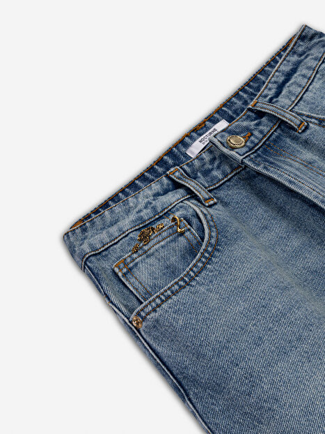 Balon Kesim Jean Pantolon