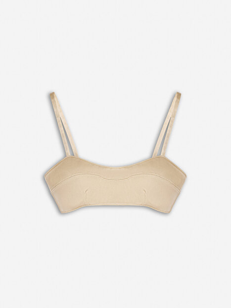 İp Askılı Crop Top