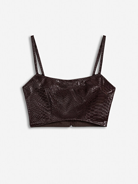 İp Askılı Crop Top
