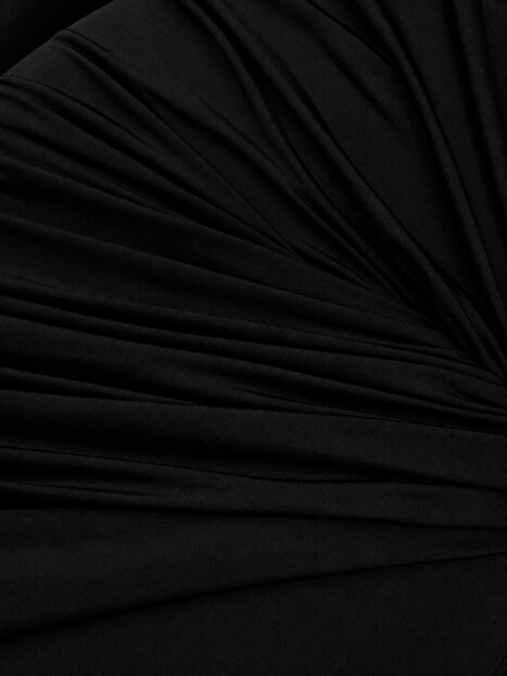 Drape Detaylı Mini Elbise