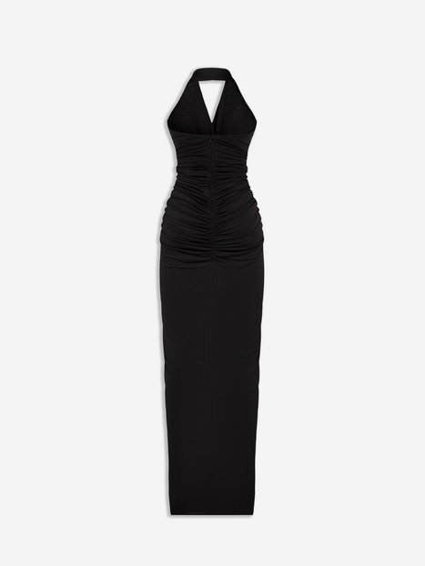 Halter Yaka Maxi Elbise