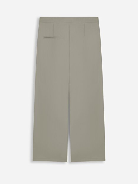 Aksesuarlı Düz Paça Pantolon