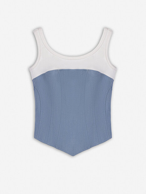 Korse Detaylı Bluz