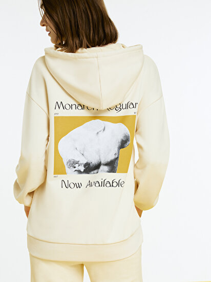 Kapüşonlu Oversize Sweatshirt