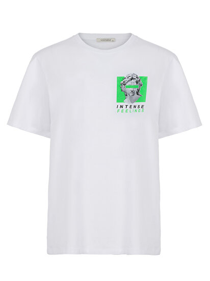 Heykel Baskılı T-Shirt