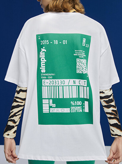 Baskılı Oversize T-Shirt