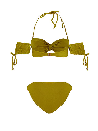 Straplez Bikini Takımı
