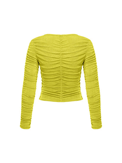 Drape Detaylı Bluz