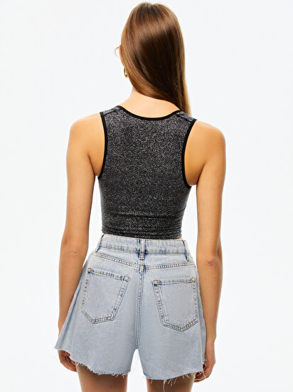 Sim Detaylı Crop Top