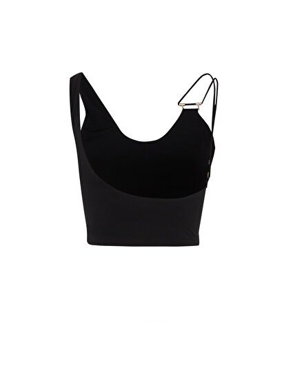 Aksesuar Detaylı Crop Top