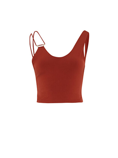Aksesuar Detaylı Crop Top