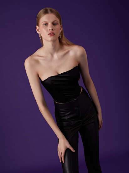 Straplez Crop Top