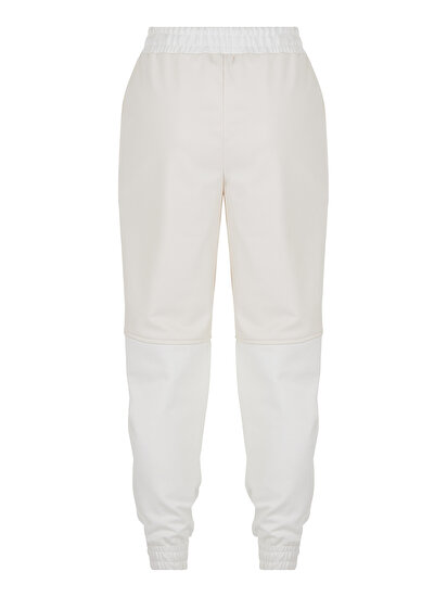 Suni Deri Garnili  Jogging Pantolon