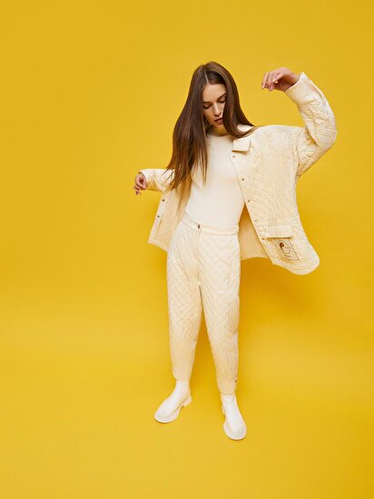 Kapitone Oversize Ceket