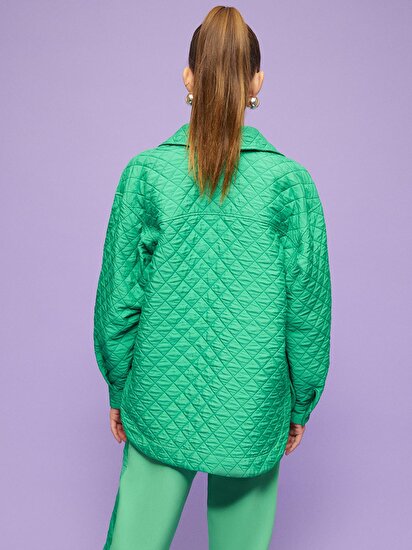 Kapitone Oversize Ceket