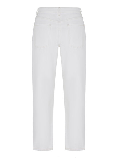 Yüksek Bel Mom Jean Pantolon