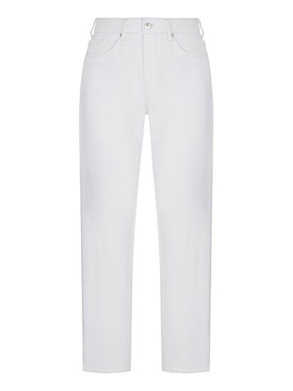 Yüksek Bel Mom Jean Pantolon