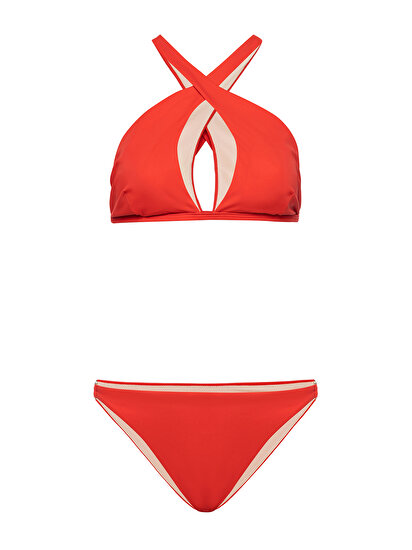 Çapraz Askılı Bikini Takımı