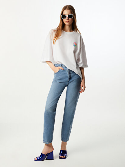 Baskılı Oversize T-Shirt