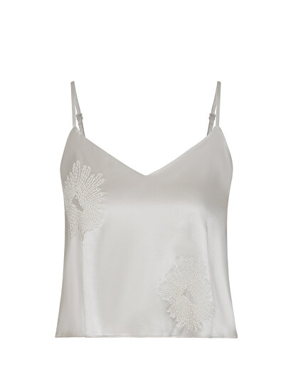 Nakış Detaylı Crop Top