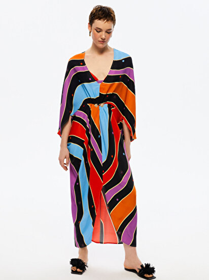 Desenli Kaftan