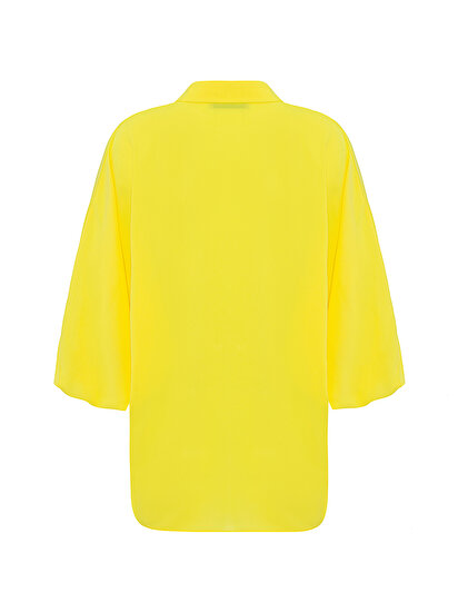 Dökümlü Oversize Gömlek
